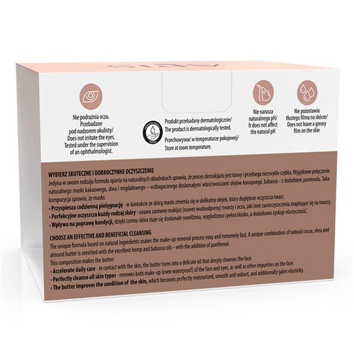 Apis Cocoa Cleansing Kakaowe Masło do Demakijażu Twarzy i Oczu dla każdego Rodzaju Skóry 40g