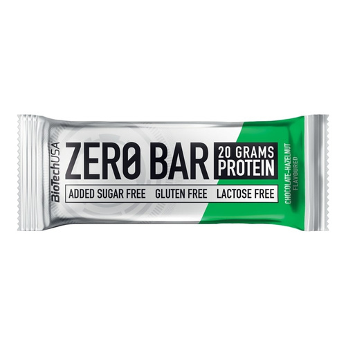 BioTechUSA Zero Bar Protein Bar, Chocolate-Hazelnut 20 x 50g