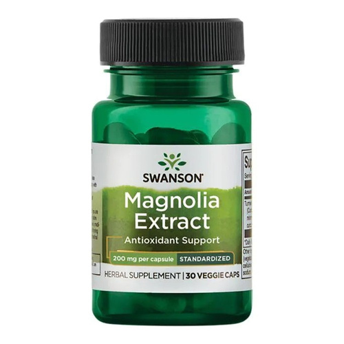 Swanson Magnolia Extract 200mg 30 Vcapsules