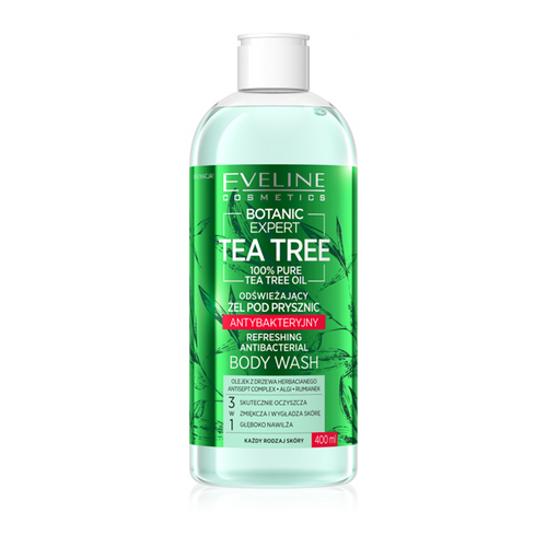 Eveline Botanic Expert Tea Tree Refreshing Antibacterial Body Wash Gel 400ml