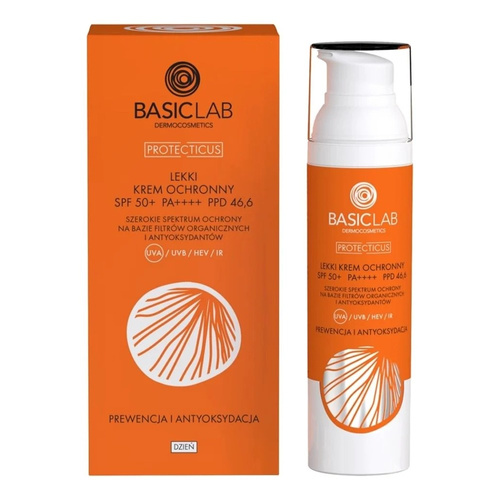 BasicLab Dermocosmetics Protecticus Light Ochronna Emulsja SPF 50+ 75ml