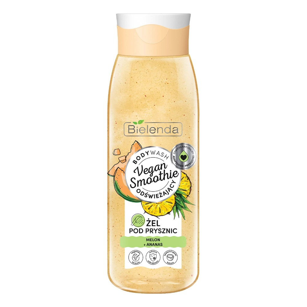Bielenda Vegan Smoothie Refreshing Shower Gel Melon Pineapple 400ml