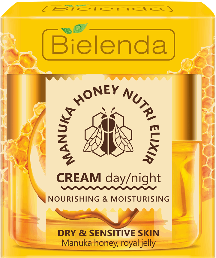 Bielenda Manuka Honey Nutri Elixir Odżywczy Nawilżający Krem na Dzień i na Noc 50ml