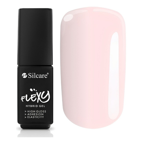 Silcare Flexy UV/LED Hybrid Nail Polish 177 Frosted Pink 4.5g