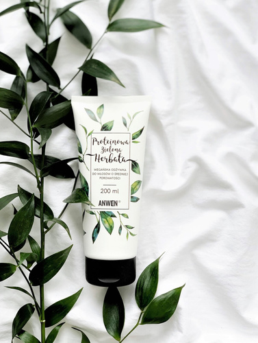 Anwen Protein Green Tea Rebuilding Conditioner for Medium Porosity Hair 200ml
