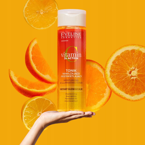 Eveline Vitamin C 3xAction Moisturizing and Brightening Tonic for Tired and Dull Skin 200ml