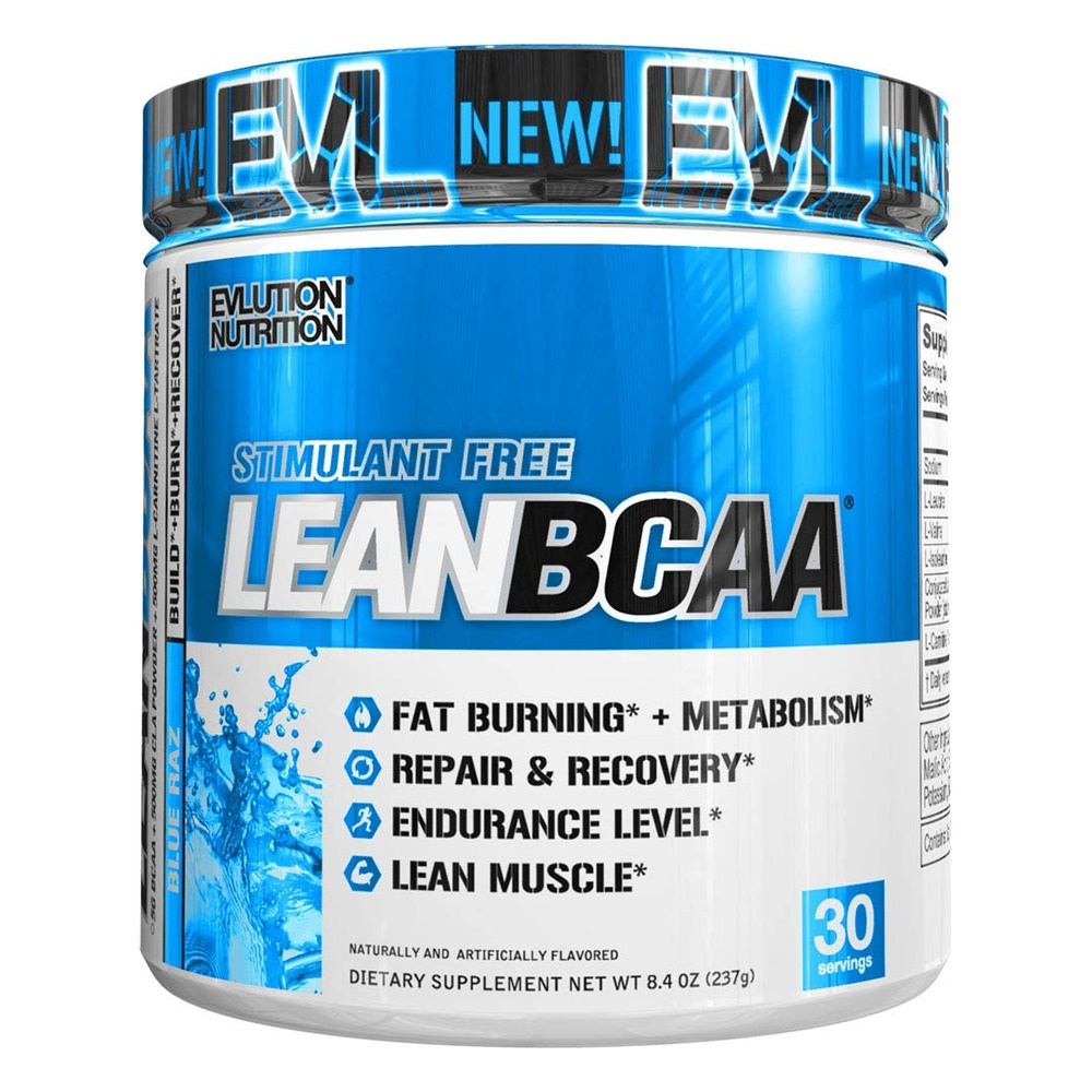 Lean BCAA - Stimulant Free, Blue Raz - 237g
