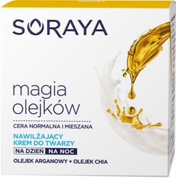 SORAYA MAGIC Oils MOISTURISING Cream normal & combination skin day&night 50ml