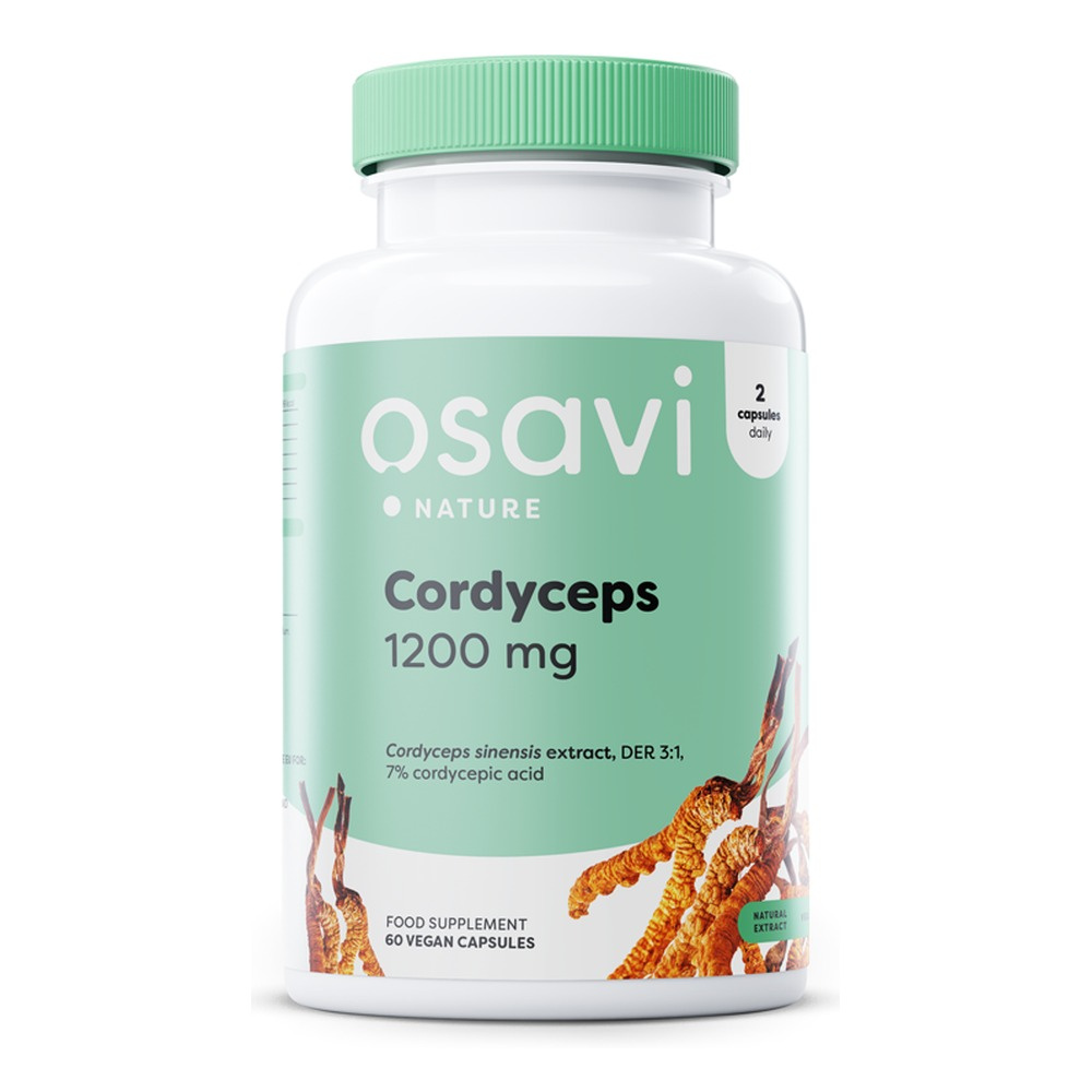 Osavi Cordyceps 1200mg For Energy 60 Vegan Caps
