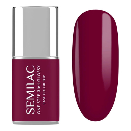 Semilac One Step 3in1 Lakier Hybrydowy S775 Plum Wine 7ml