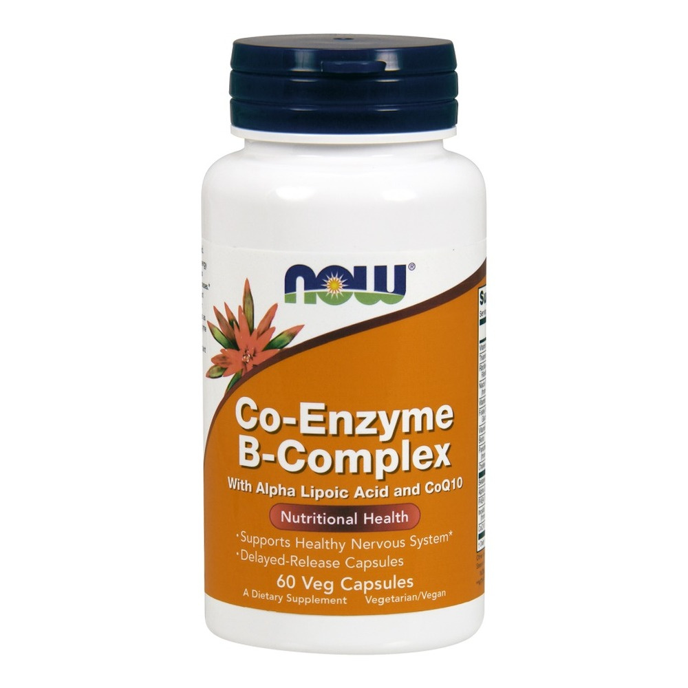 NOW Foods Co-Enzyme B-Complex for Nervous System Support 60 Vcaps
