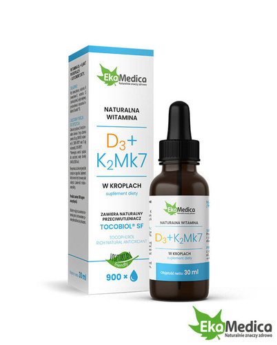 EkaMedica Vitamin D3 K2 MK7 in Drops 30ml