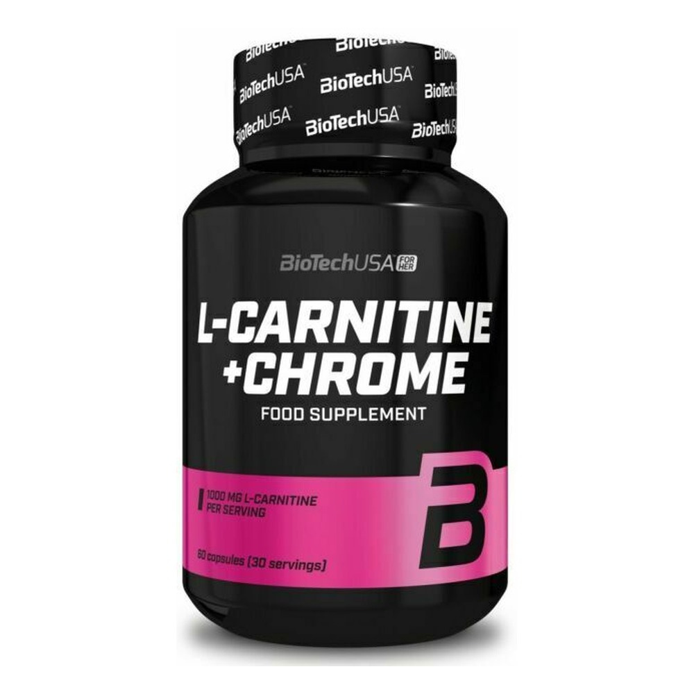 BioTechUSA L-Carnitine + Chrome Suplement z L-karnityną i chromem 60 kapsułek