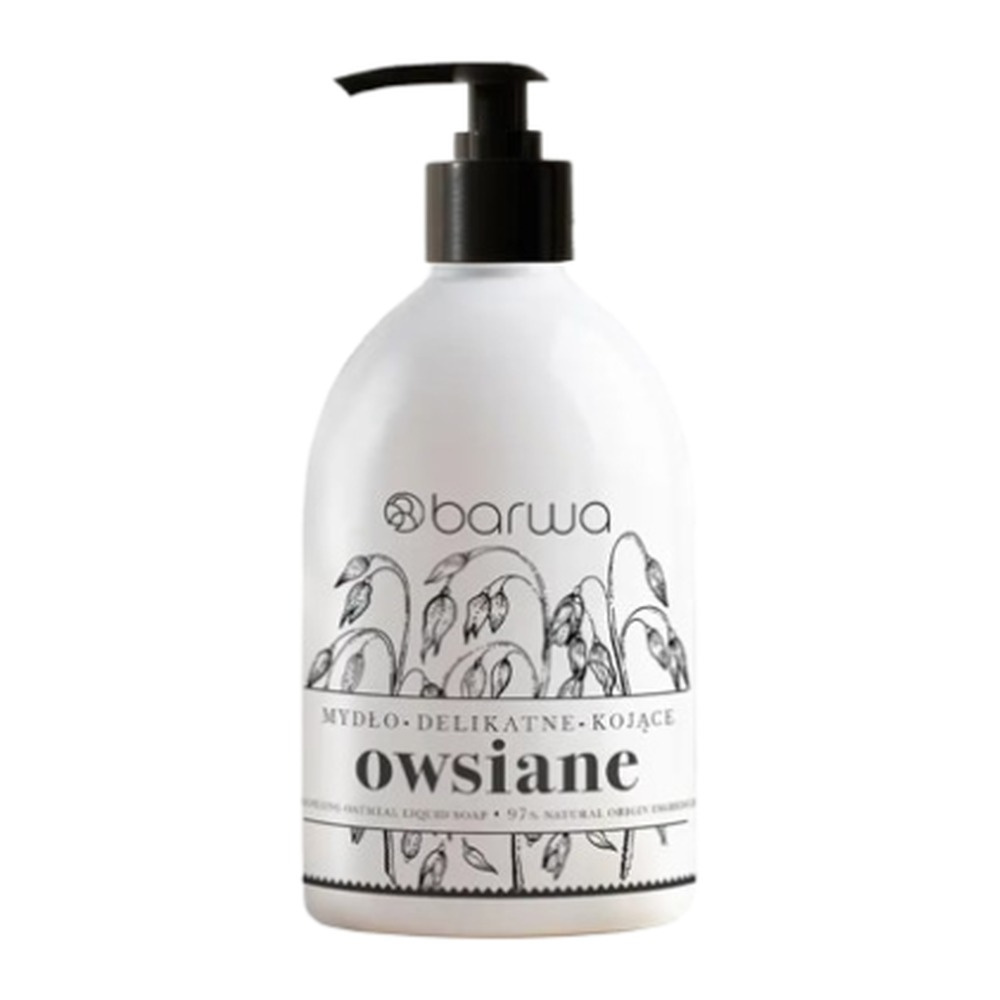 Barwa Pure Calm Soothing Oatmeal Liquid Soap for Sensitive and Dry Skin 450ml