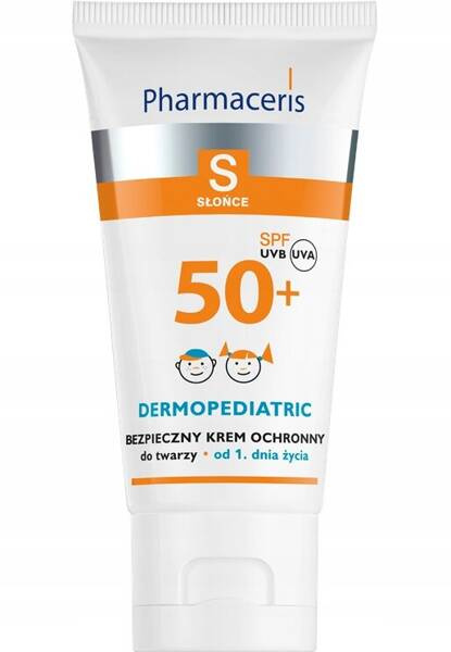 Pharmaceris S Słońce SPF50 Krem Ochronny do Twarzy dla Niemowląt i Dzieci 50ml
