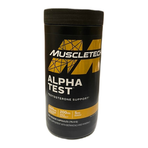 MuscleTech Alpha Test Testosterone Booster for Men 120 Vcaps