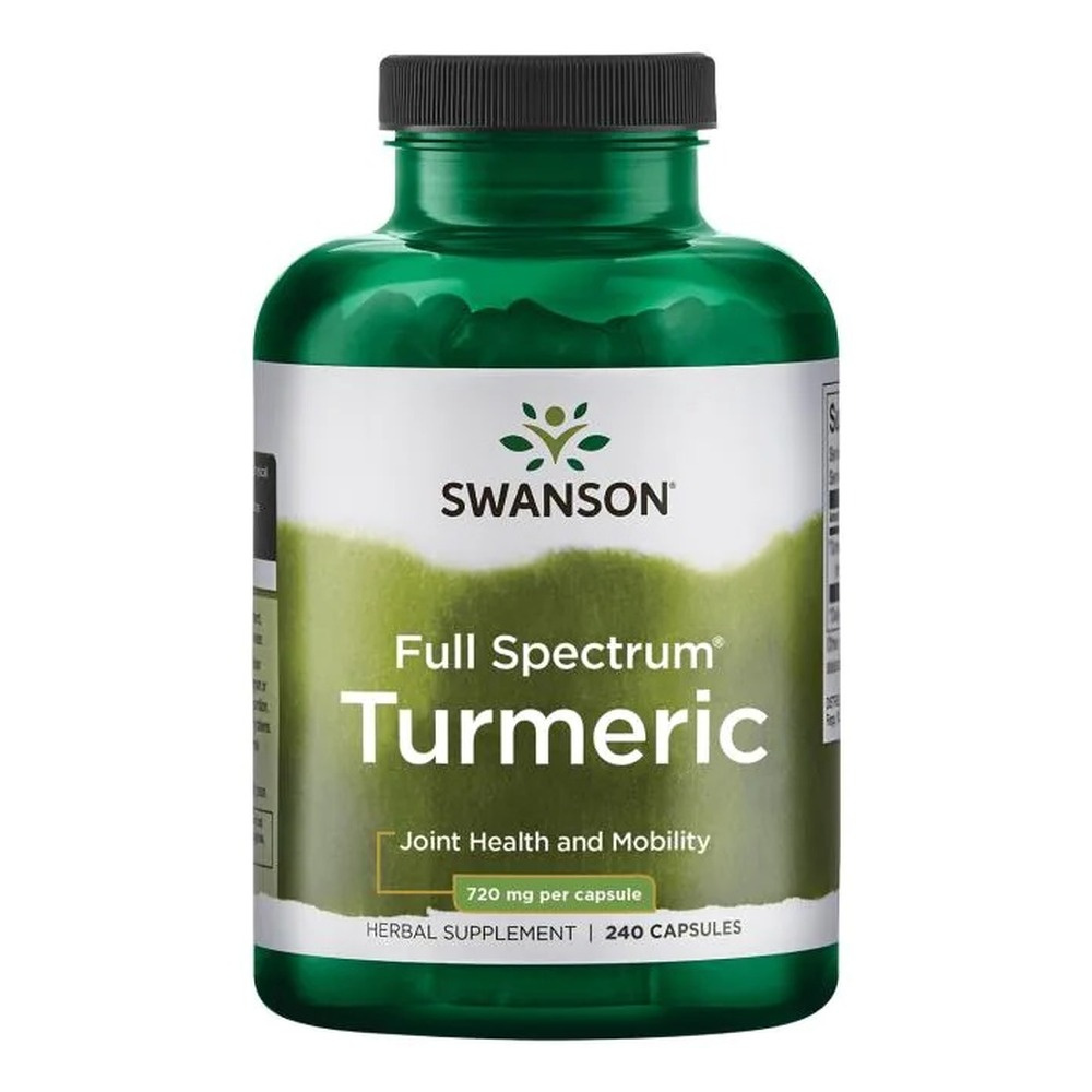 Swanson Full Spectrum Turmeric 720mg Kurkuma 240 Kapsułek