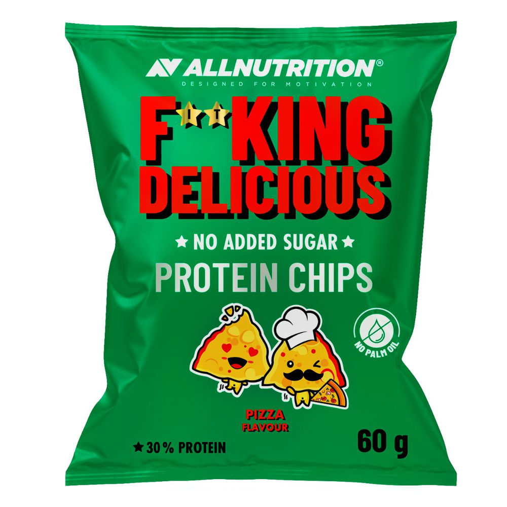 Allnutrition Fitking Delicious Protein Chips Pizza Flavour 60g