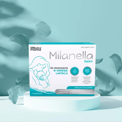 Milanella Biom do Stosowania w Czasie Laktacji 15 Kapsułek