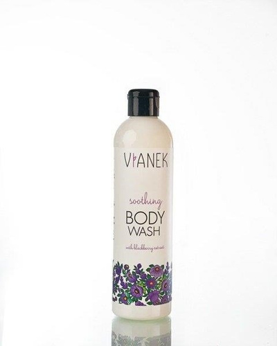 VIANEK Kojący Żel Pod Prysznic Z Ekstraktem Z Owoców Jeżyny Skóra Wrażliwa, Podrażniona 300ML
