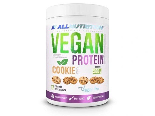 Allnutrition Vegan Protein Wysokobiałkowa Odżywka Ciasteczko 500g