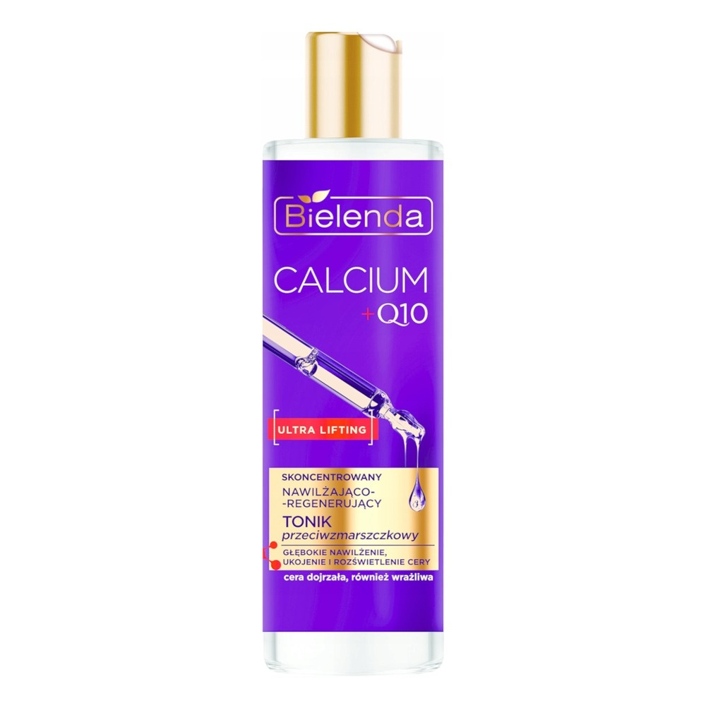 Bielenda Calcium + Q10 Concentrated Moisturizing and Regenerating Anti-Wrinkle Tonic 200ml