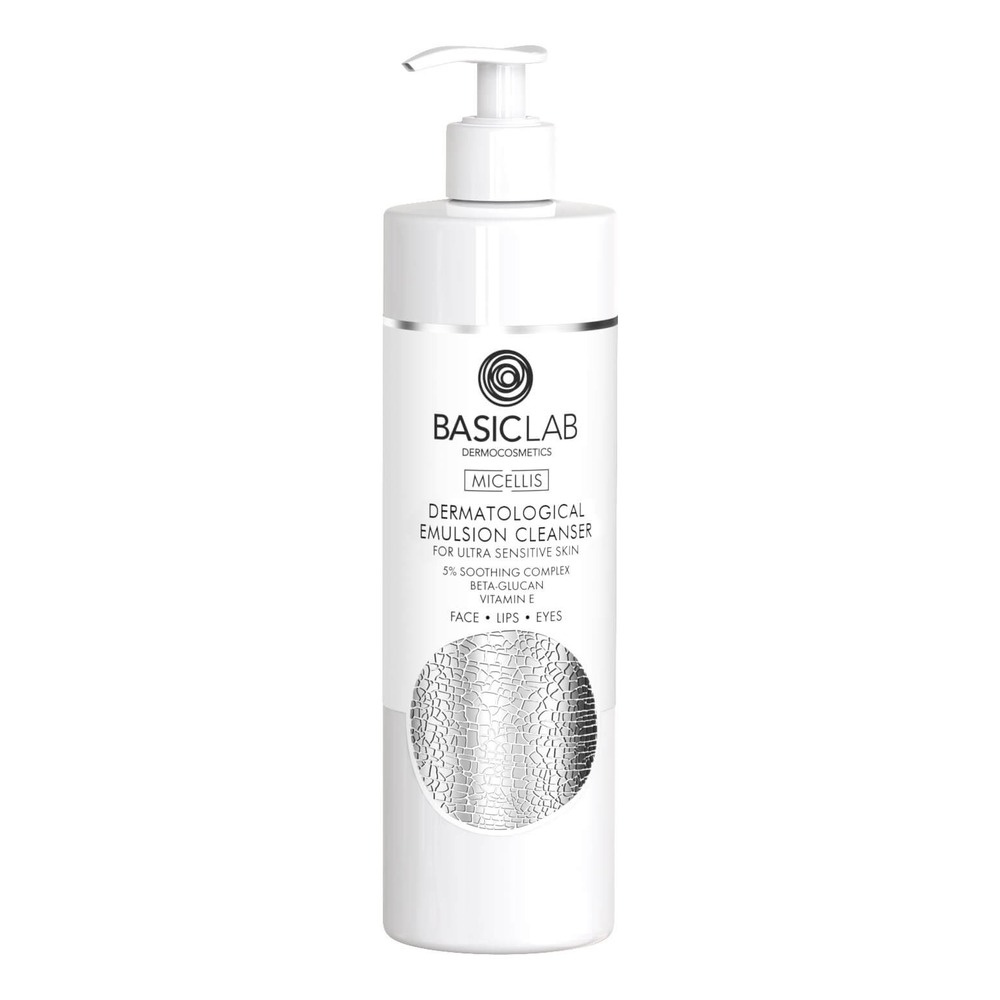 BasicLab Dermatologiczna Emulsja Myjąca dla Skóry Ultrawrażliwej 300ml