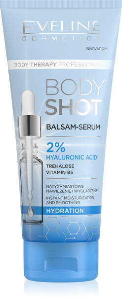 Eveline Body Therapy Professional Body Shot Nawilżający Balsam-Serum do Ciała dla Skóry Suchej i Odwodnionej 200ml
