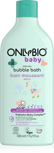 OnlyBio Baby Gentle Bath Lotion for Babies from 1st Day of Life for Sensitive Skin 500ml