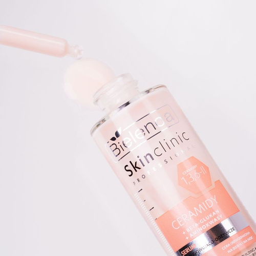 Bielenda Skin Clinic Professional Serum Odbudowująco-Odżywcze Ceramidy Beta-Glukanu Aminokwasy dla Skóry Odwodnionej 30ml