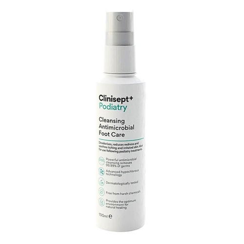 Clinisept+ Podiatry Foot Cleansing Spray 100ml