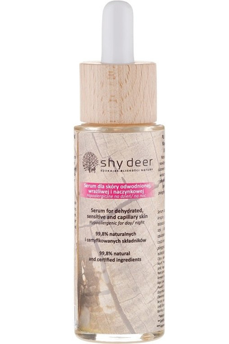 Shy Deer, Hypoallergenic Serum for dehydrated, sensitive & capillary skin, 30ml