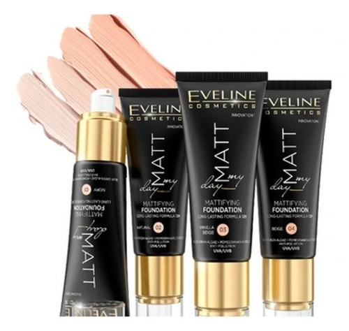 Eveline Matt My Day Facial Mattifying Foundation No. 02 Natural 40ml