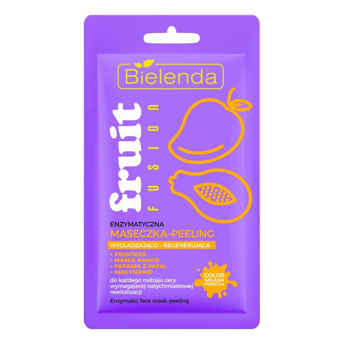 Bielenda Fruit Fusion Enzymatic Smoothing and Regenerating Mask-Peeling 8g