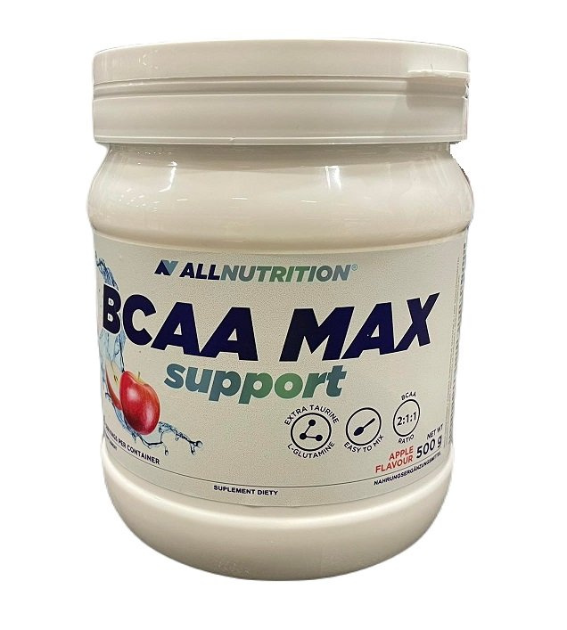 Allnutrition BCAA Max Support Kompleks Aminokwasów Apple 500g
