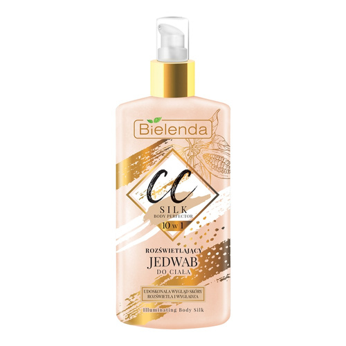 BIELENDA CC 10w1 Rozświetlający JEDWAB do ciała, 150ml