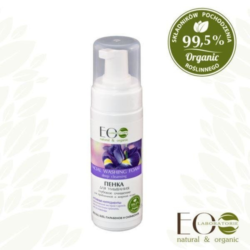 ECO LABORATORIE Pianka do twarzy - Głębokie oczyszczenie - dla problematycznej i tłustej skóry, 150ml
