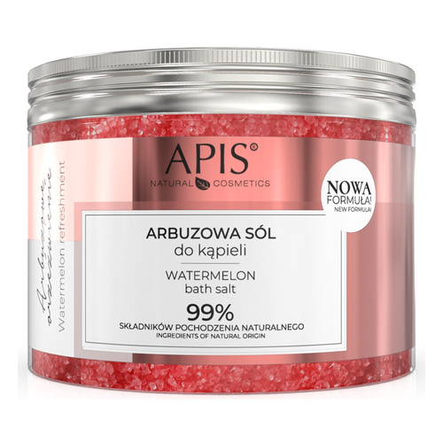 Apis Watermelon Refreshment Watermelon Bath Salt for All Skin Types 650g