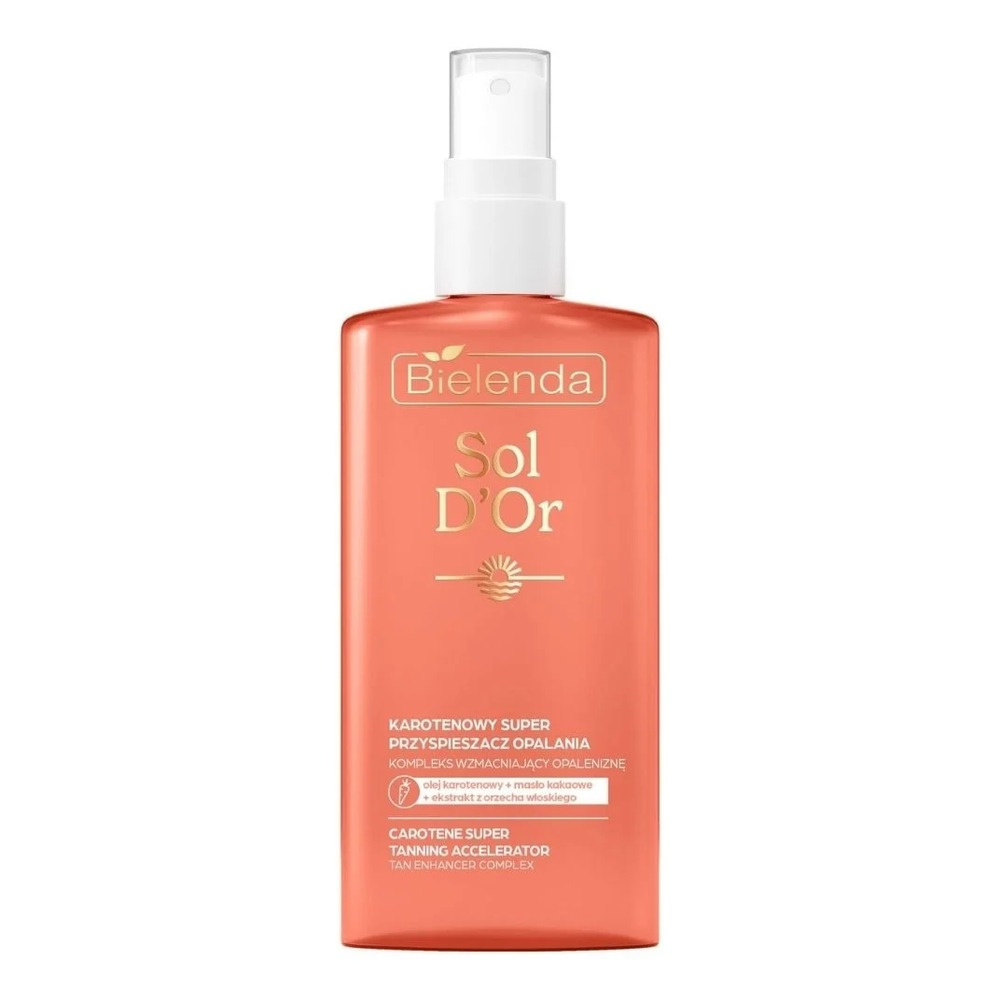 Bielenda Sol D'Or Carotene Super Przyspieszacz Opalania do Twarzy i Ciała 150ml