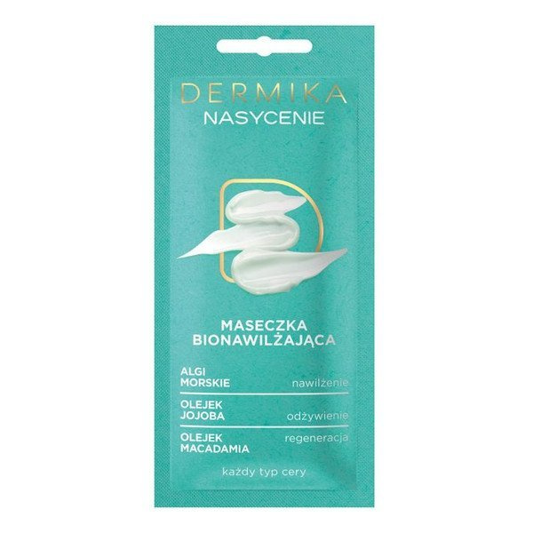 DERMIKA MASECZKI Piękności Dermika Nasycenie Maseczka Bionawilżająca 10ml
