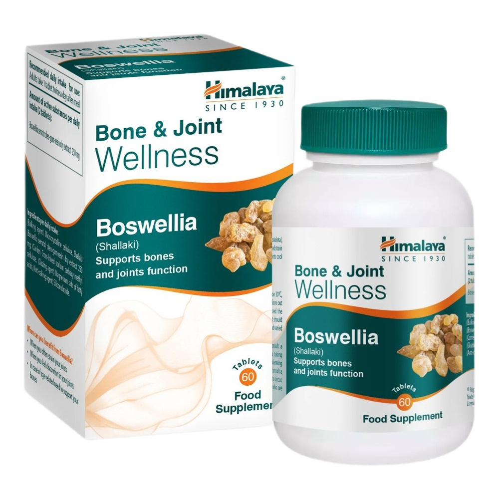 Himalaya Bone & Joint Wellness Boswellia (Shallaki) 60 Tabletek