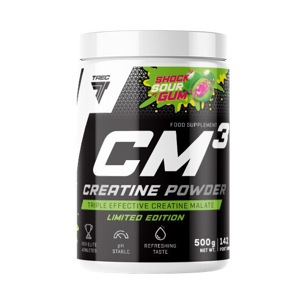 Trec Nutrition CM3 Powder - Limited Edition, Shock Sour Gum - 500g