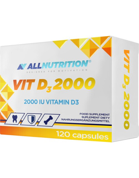 Allnutrition Vit D3 2000 2000 IU 120 Capsules