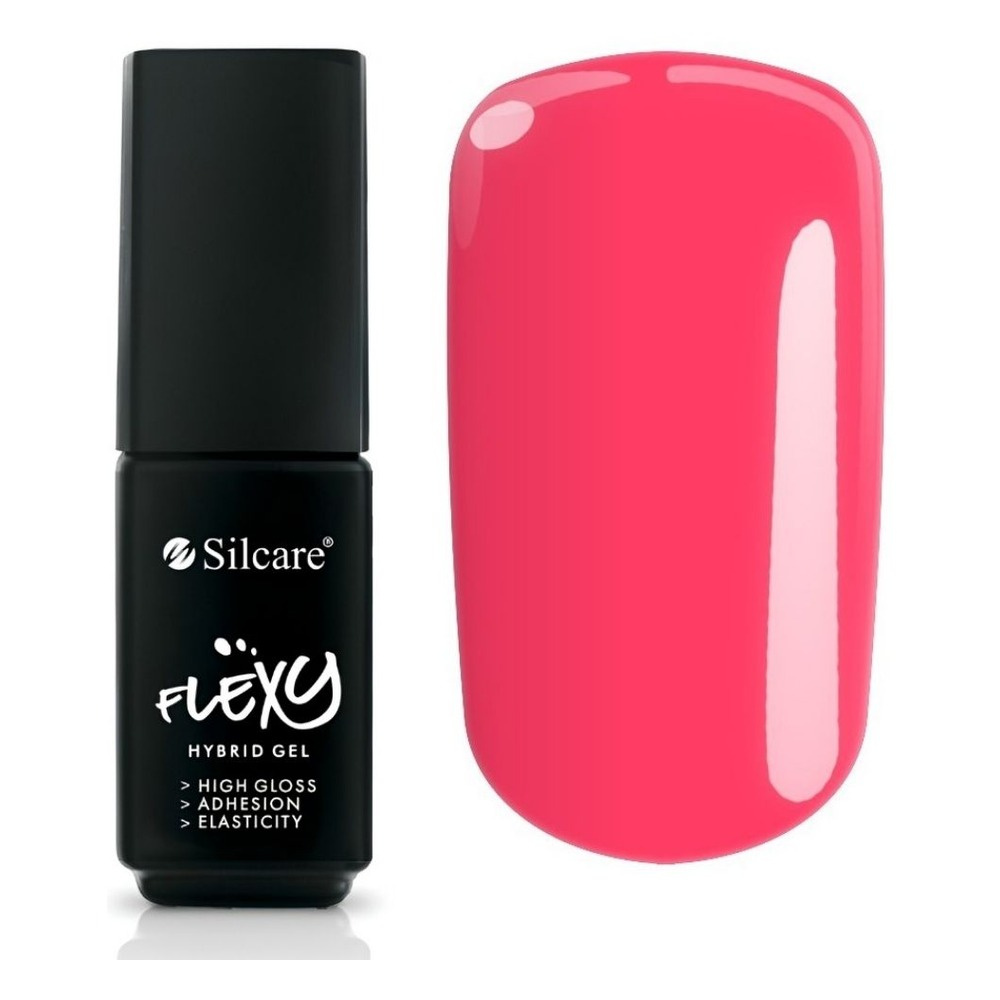 Silcare Flexy UV/LED Hybrid Nail Polish 100 Barbie Pink 4.5g