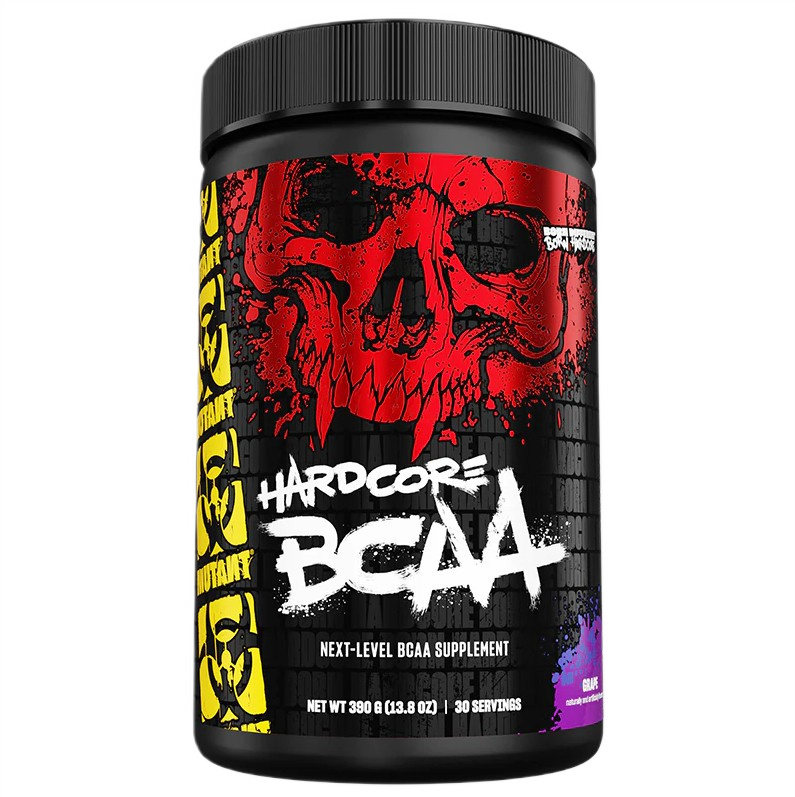 Mutant Hardcore BCAA Powder with Electrolytes for Performance and Recovery Grape 390g
