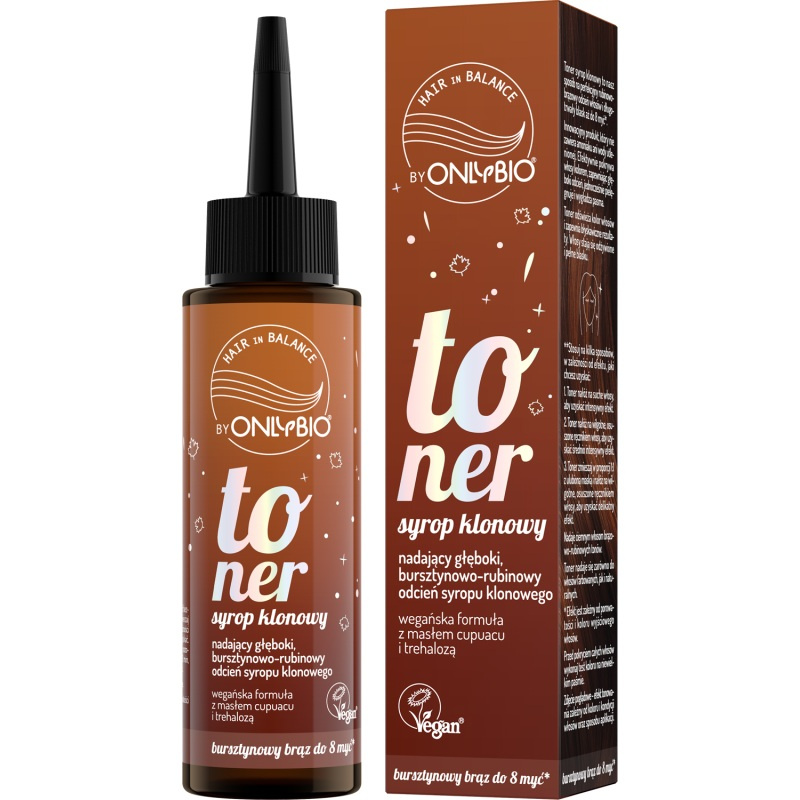 OnlyBio Hair in Balance Toner do Włosów Syrop Klonowy 100ml