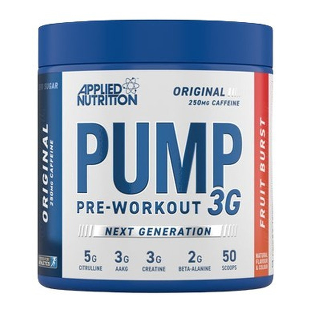 Applied Nutrition Pump 3G Pre-Workout, Fruit Burst 375g