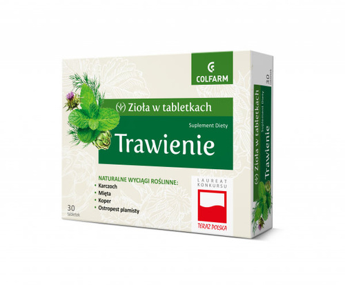 Colfarm Digestion of Herbs in Tablets to Support Digestive System 30 Pieces