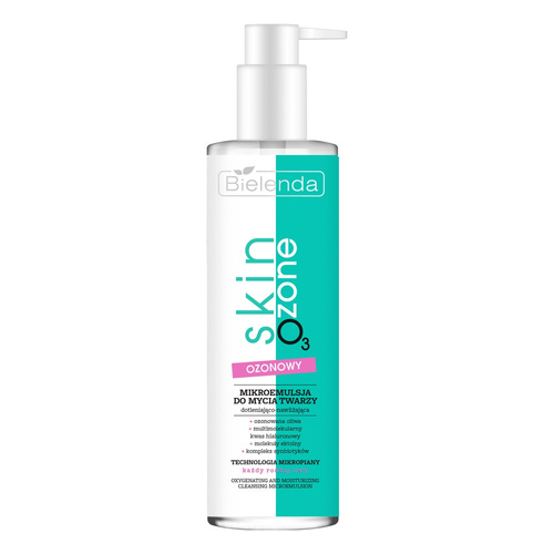 Bielenda Skin O3 Zone Ozone Oxygenating and Moisturising Microemulsion Face Wash for All Skin Types 195ml