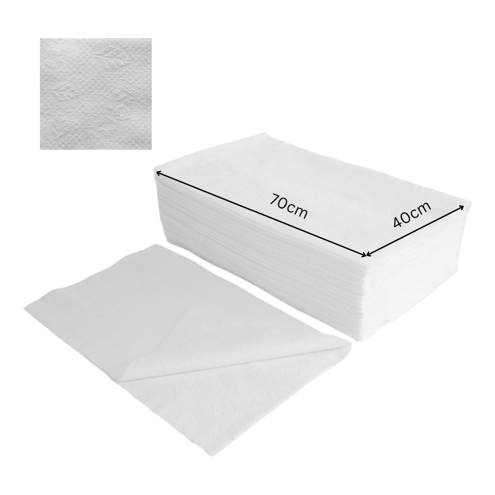 BLCK Professional Jednorazowe Ręczniki Fryzjerskie Bio Eco z Wiskozy 70x40cm 50szt.